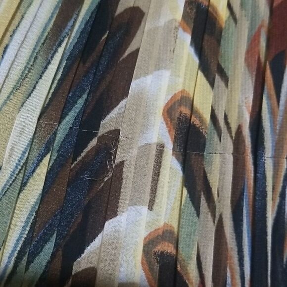 Studio West Brown Multicolored Skirt Sz small - Picture 3 of 5